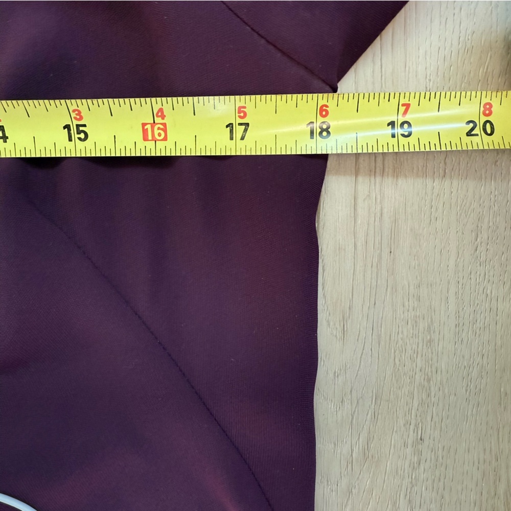 Amanda Uprichard Kenmare Long Sleeve Mini Shift Dress in Purple Plum Size Large - Picture 7 of 11
